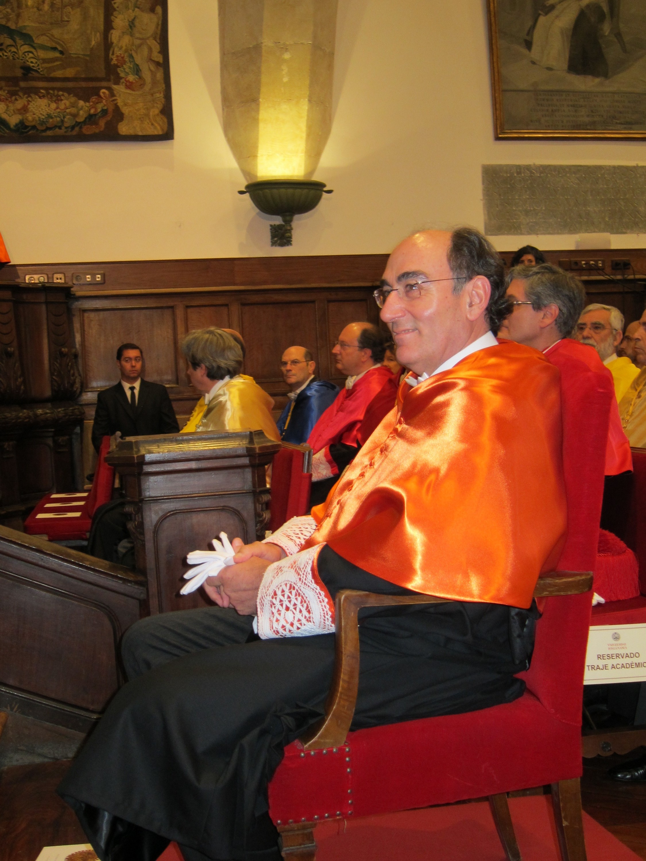 Sánchez Galán, honoris causa por Salamanca