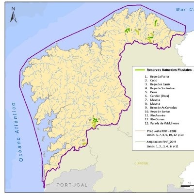 La Xunta crea un registro de zonas protegidas en 13 tramos de reservas fluviales
