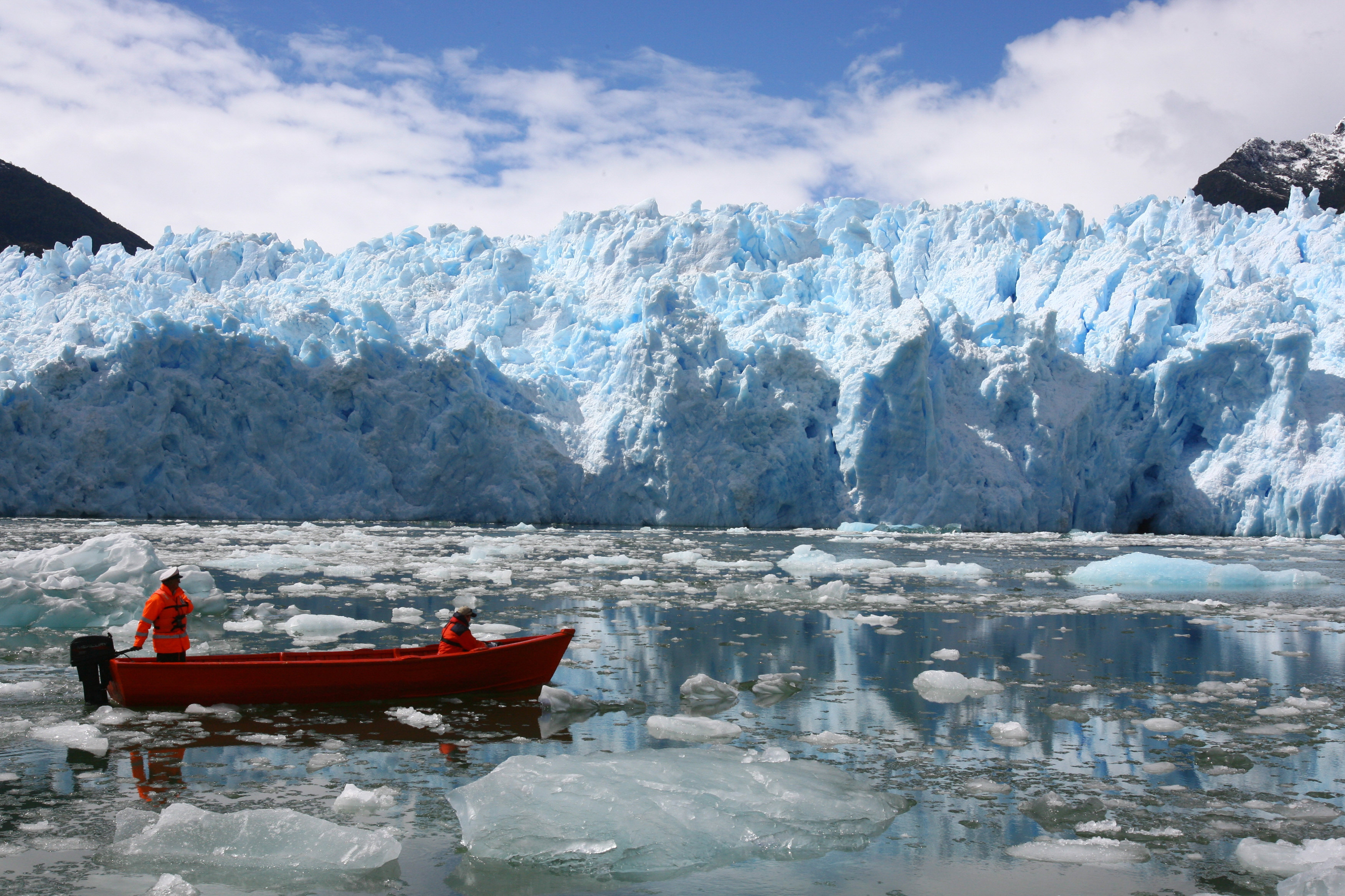 Un glaciar de la Patagonia chilena ha retrocedido un kilómetro en un año