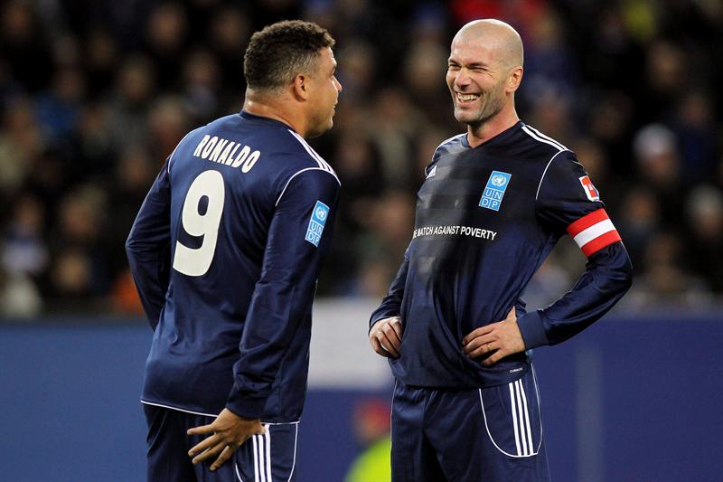 Ronaldo y Zidane juegan un amistoso para combatir el hambre en África