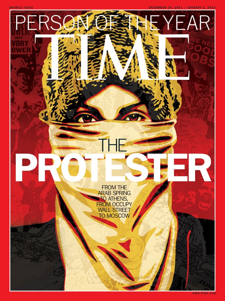 El »manifestante» es elegido «personalidad del año» por la revista Time