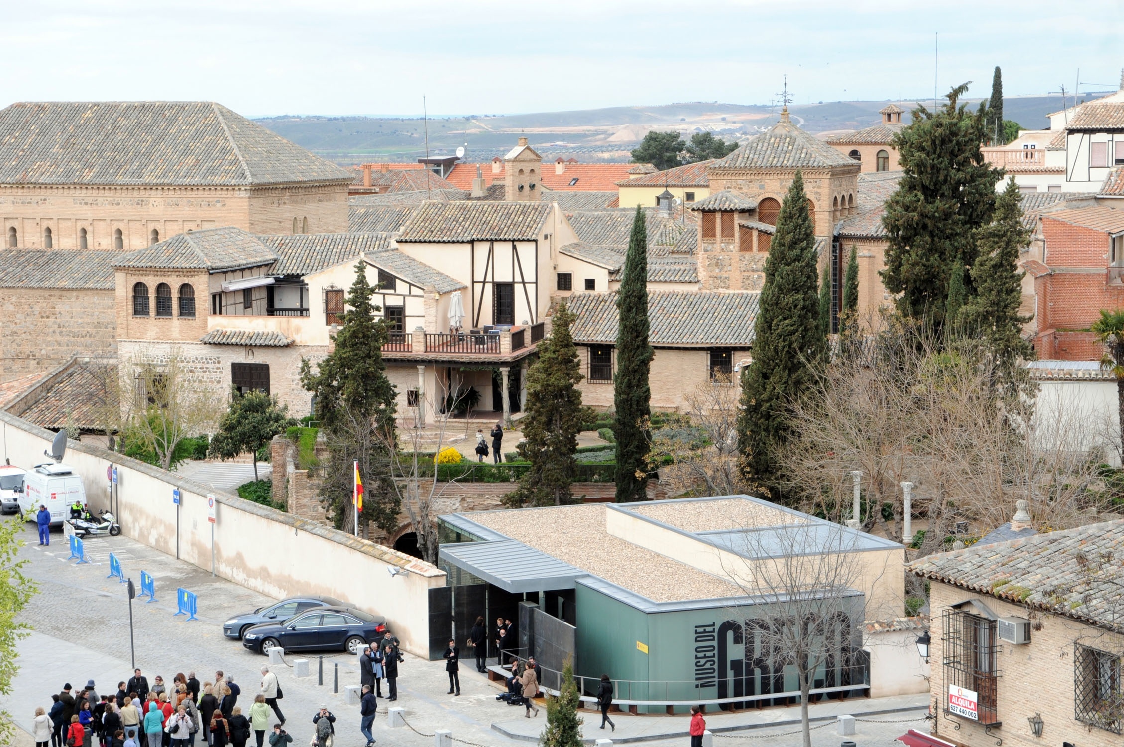 El Gobierno toma razón de las obras de emergencia en el muro de cerramiento del Museo del Greco de Toledo