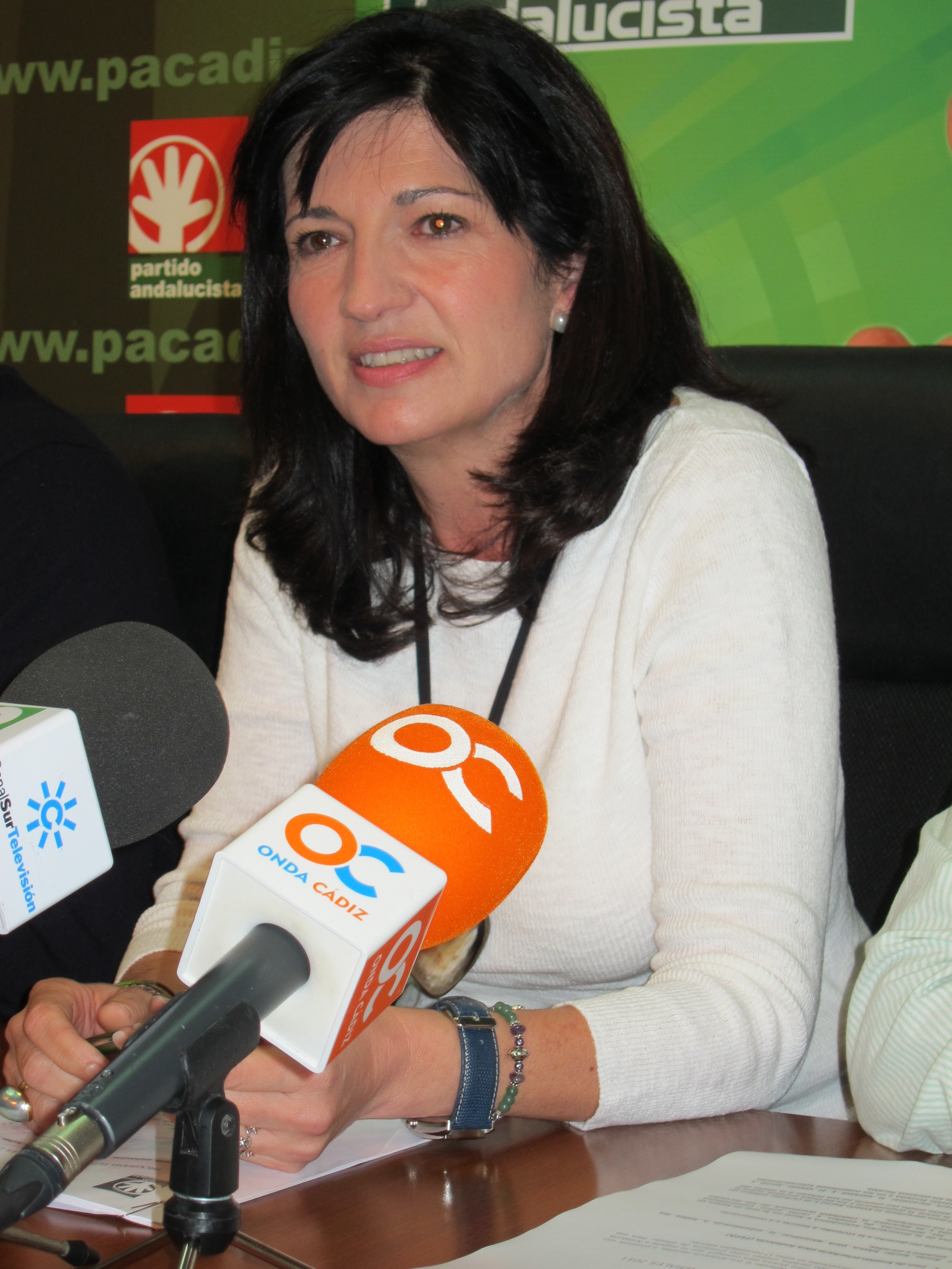 González (PA) será nombrada este sábado candidata a la Presidencia de Junta por Cádiz en un acto en Algeciras