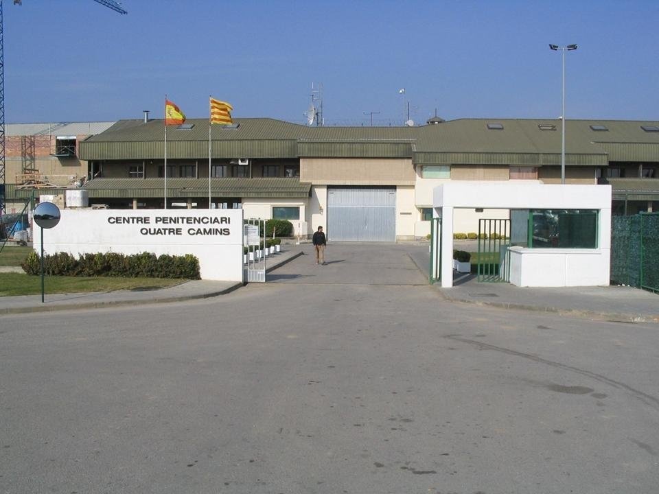 Un interno agrede a tres funcionarios en la cárcel de Quatre Camins en la Roca del Vallés (Barcelona)