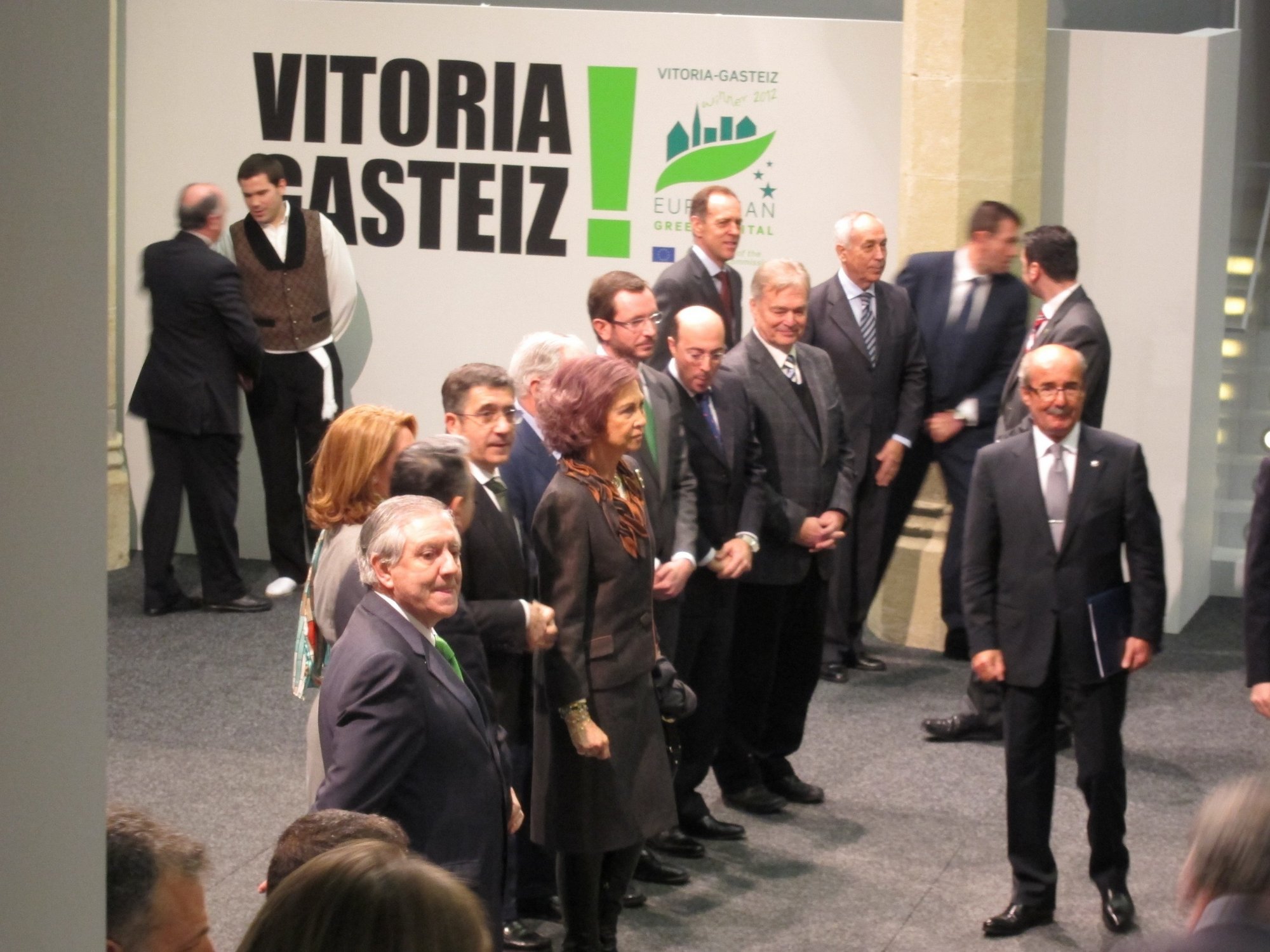 La Reina Sofía inaugura en Vitoria los actos de la »Capitalidad Verde Europea 2012»