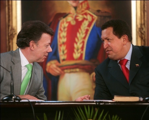 Los presidentes de Venezuela y Colombia dialogan de cara a la cumbre de seguridad
