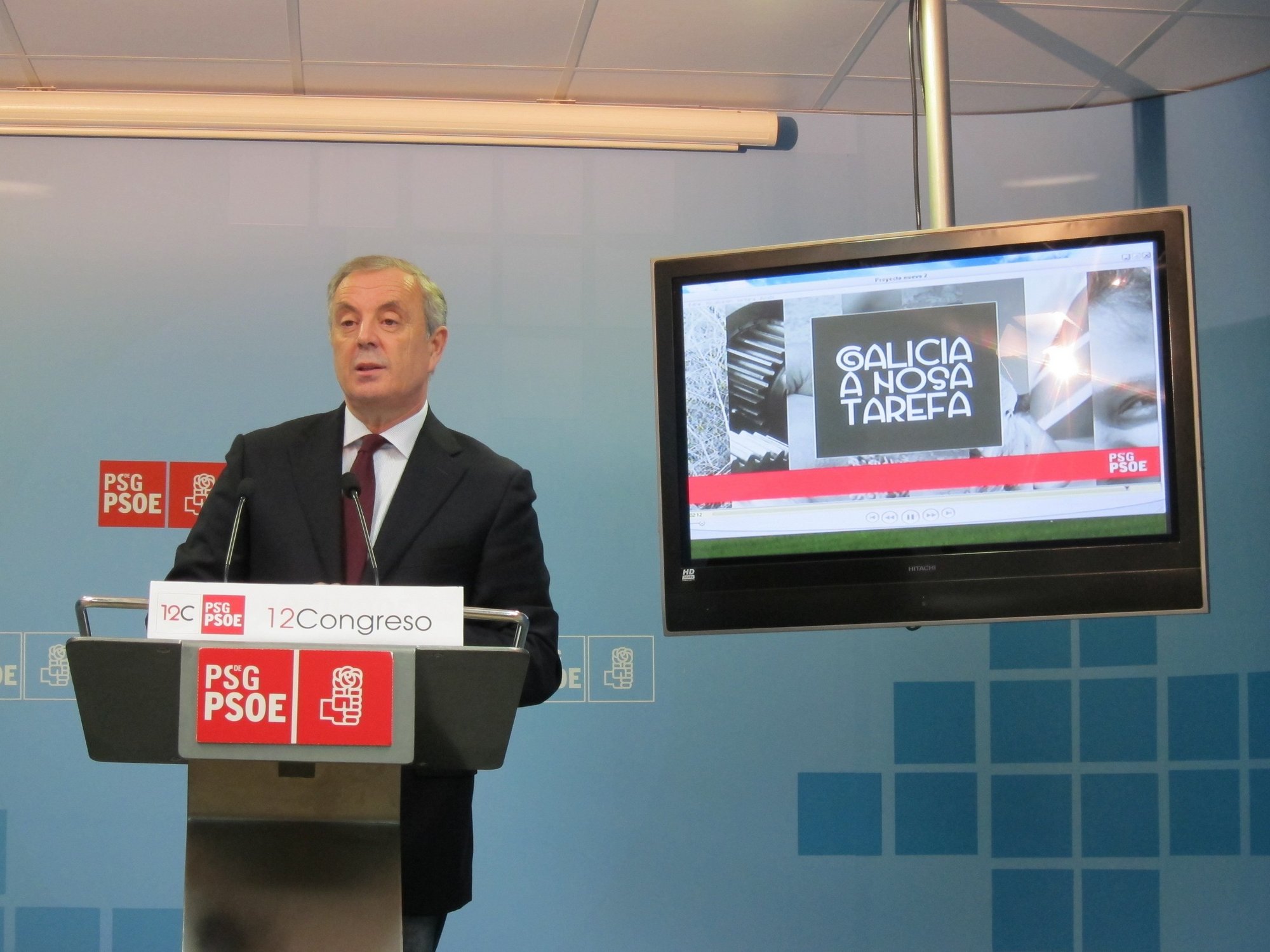 Vázquez aspira a hacer un PSdeG «fuerte» y demanda a los ciudadanos que no vean el «debate» interno como «confrontación»