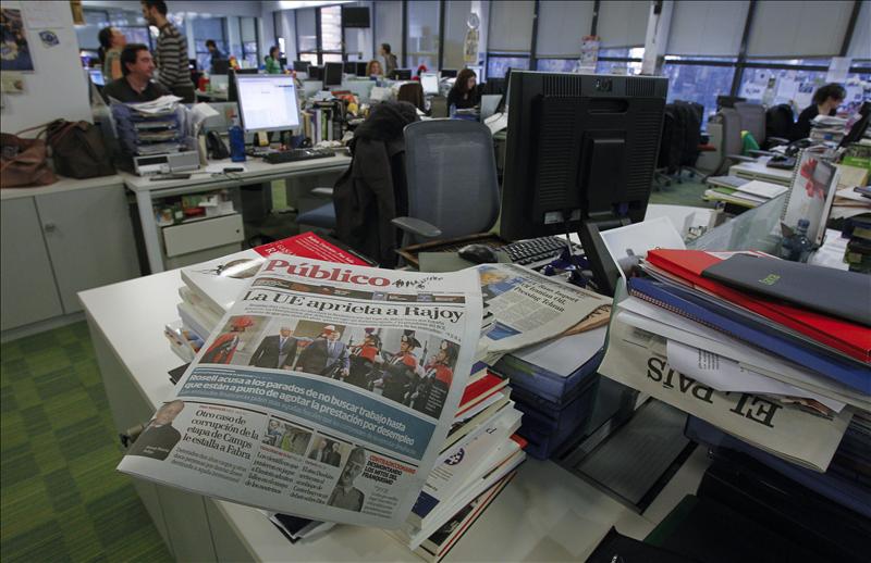 La editora de «Público» pretende despedir al 84 por ciento de la plantilla del diario
