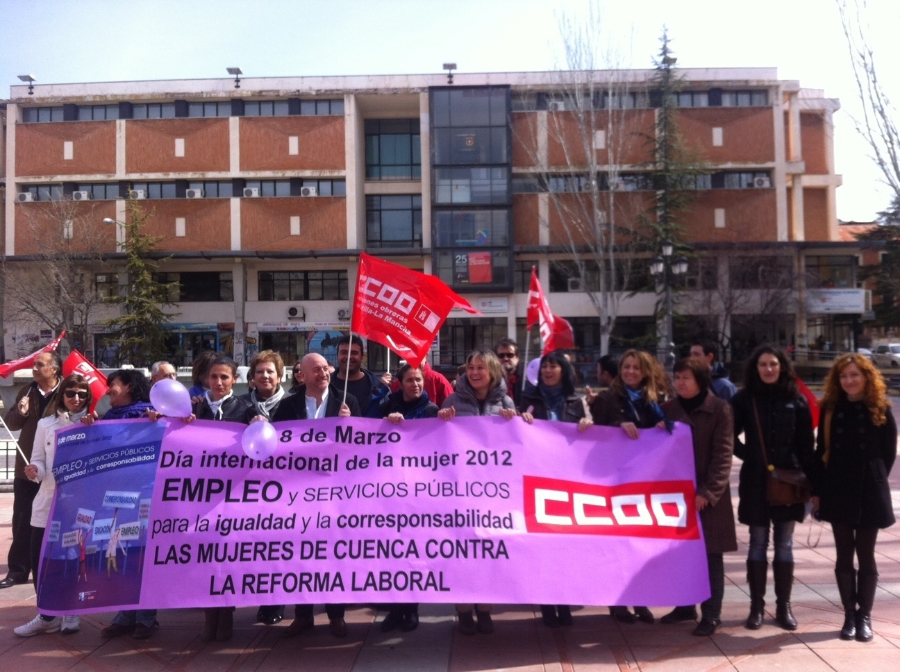 CCOO Cuenca conmemora el Día de la Mujer y homenajea a las trabajadoras de Geacam