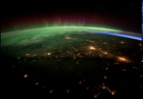 Lo que mejor percibimos de una tormenta solar son las auroras boreales