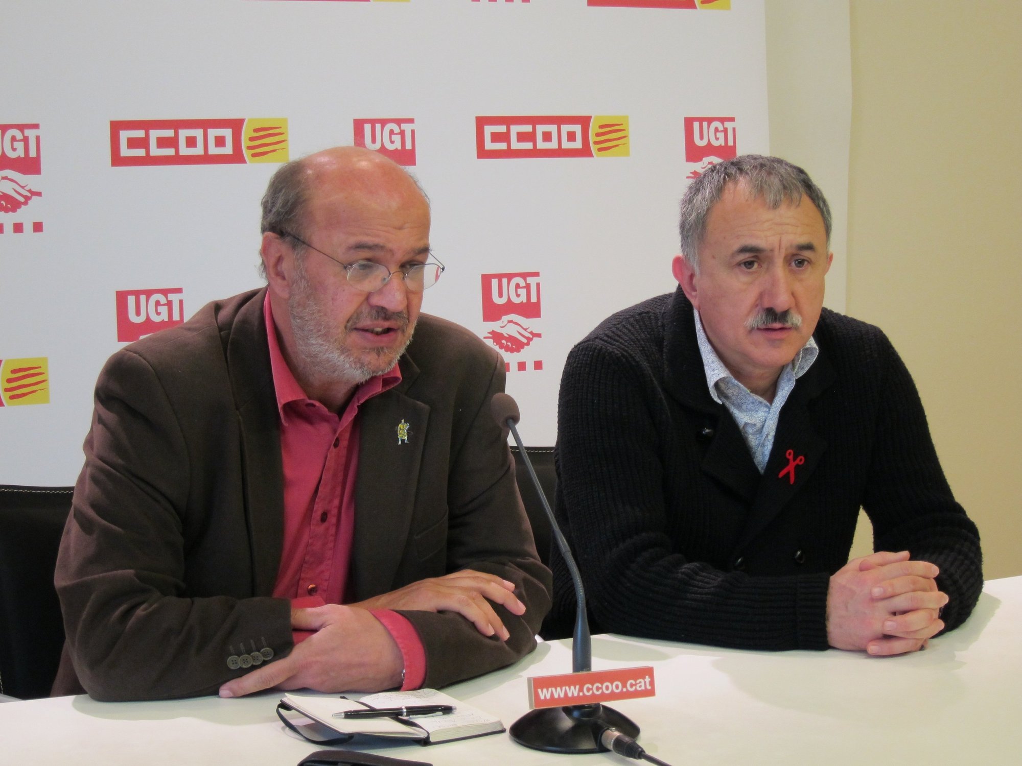 Gallego (CC.OO.) acusa al Gobierno de «provocar y descalificar» a los sindicatos
