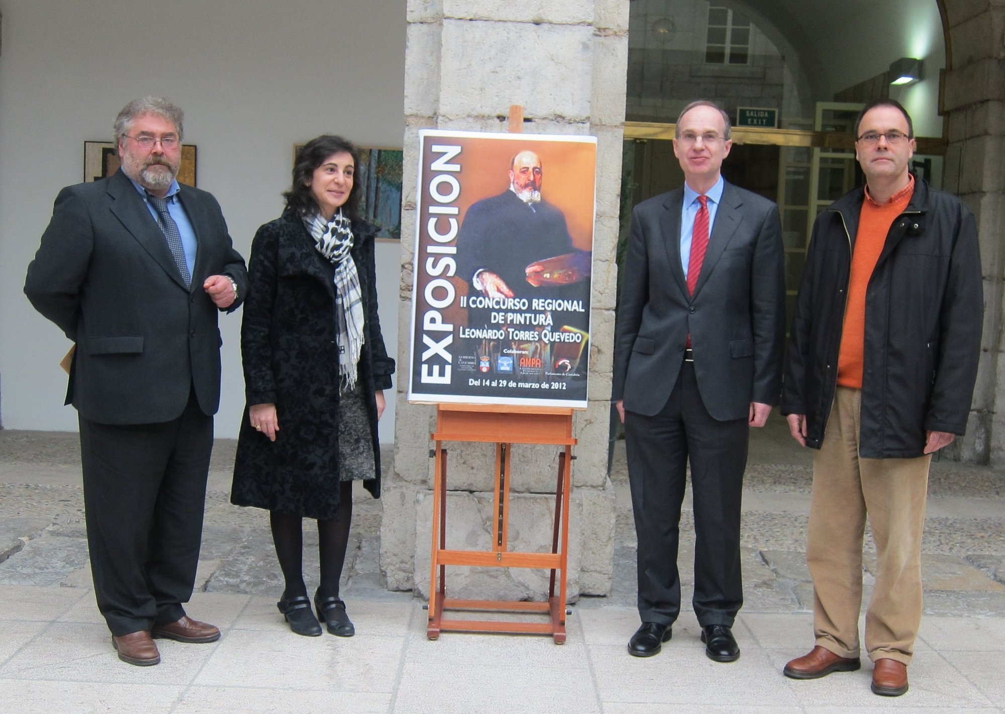 La Cámara expone 40 obras pintadas por estudiantes cántabros que conmemoran a Leonardo Torres Quevedo