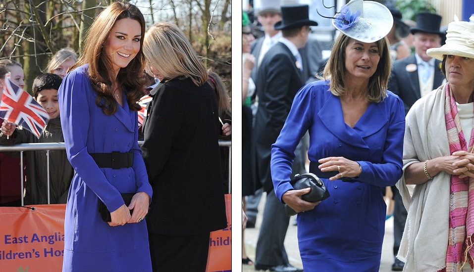 Kate Middleton comparte la ropa con su madre