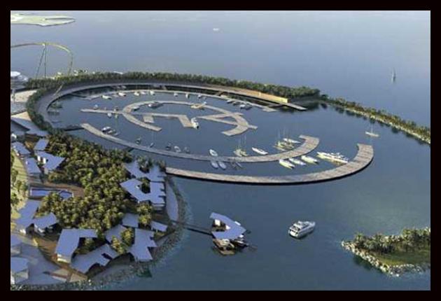 Florentino Pérez presenta el proyecto Real Madrid Resort Island, un parque temático en Dubai