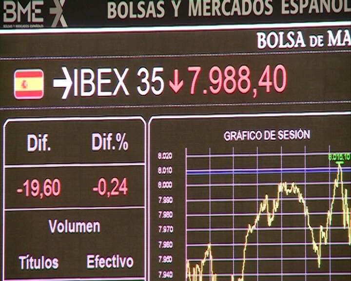 El Ibex retrocede un 2% y agudiza el mínimo anual a los 7.660 enteros, con la prima en 390 puntos