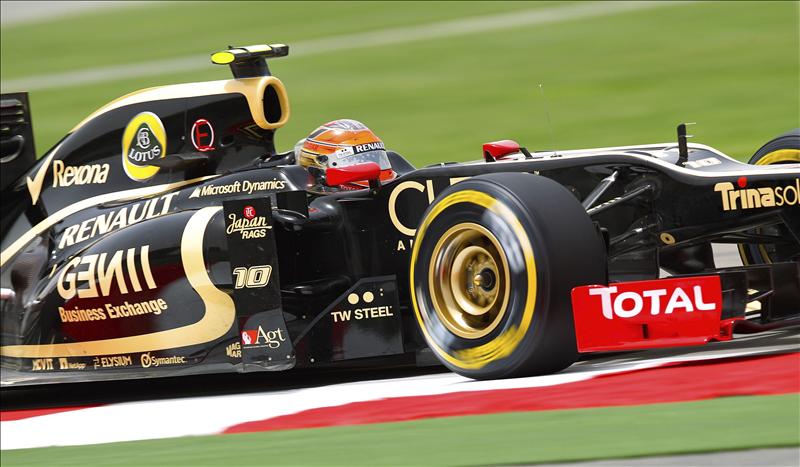 Grosjean, de Lotus, mejora el tiempo de Alonso en los ensayos de Mugello