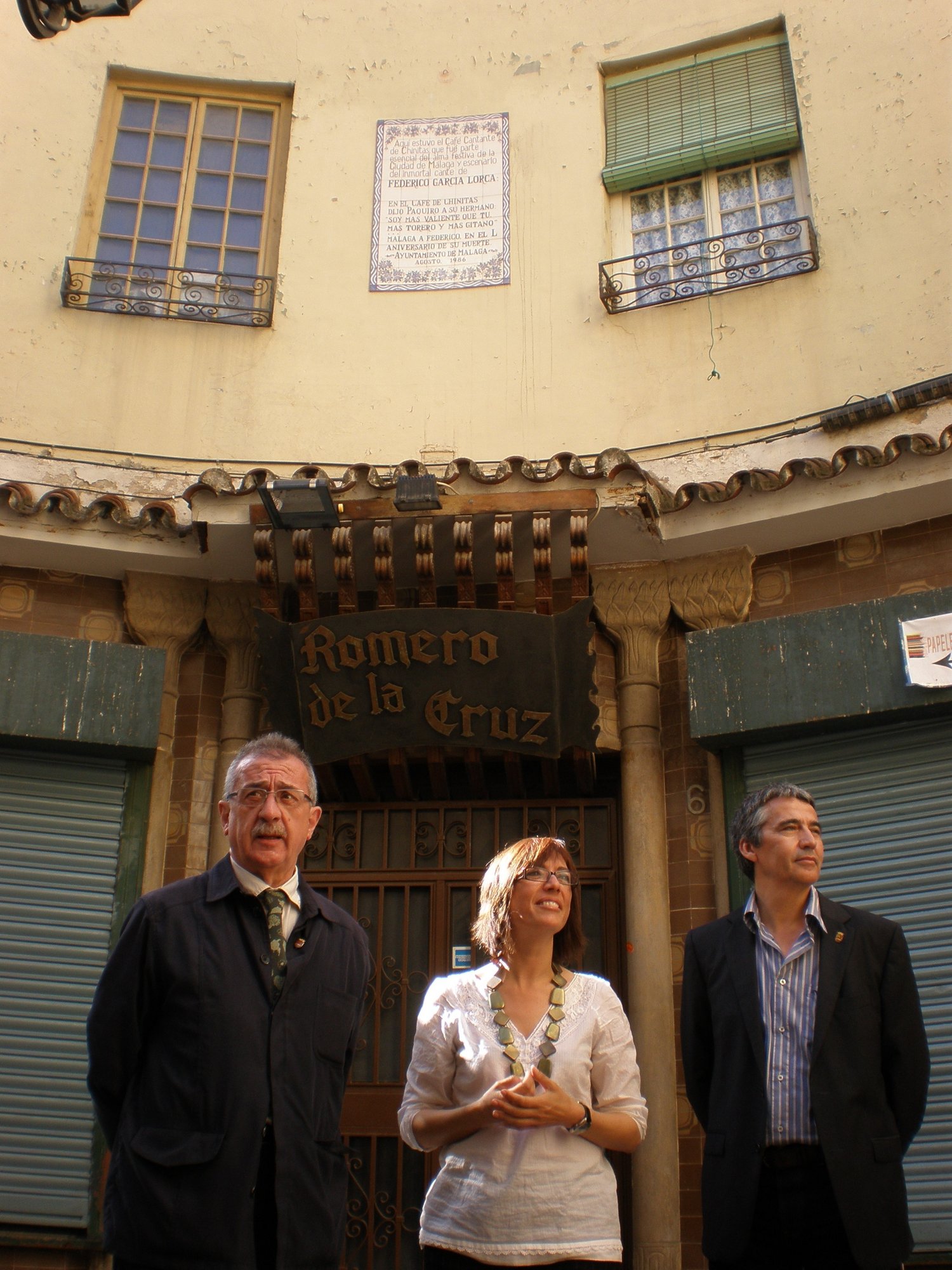 El PSOE plantea recuperar el Café de Chinitas «en contraposición a iniciativas ajenas a la historia de Málaga»