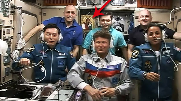 ¡Hay una imagen de la Virgen en la Estación Espacial Internacional!