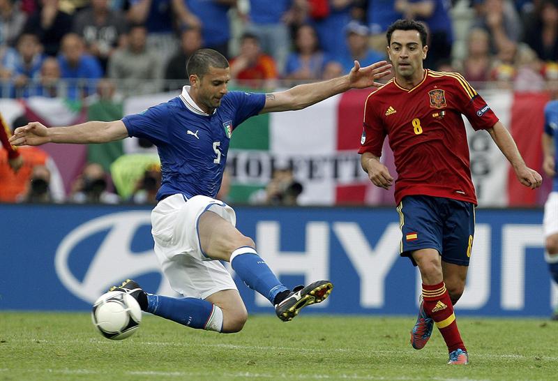 España-Italia Eurocopa: Xavi ha sido el jugador español que más ha corrido