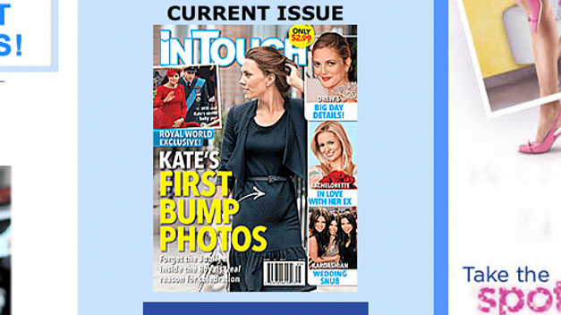 Según la revista »In Touch», Kate Middleton podría estar embarazada