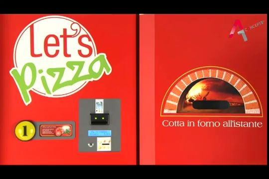 La primera máquina expendedora de pizzas frescas llegará este año a Estados Unidos