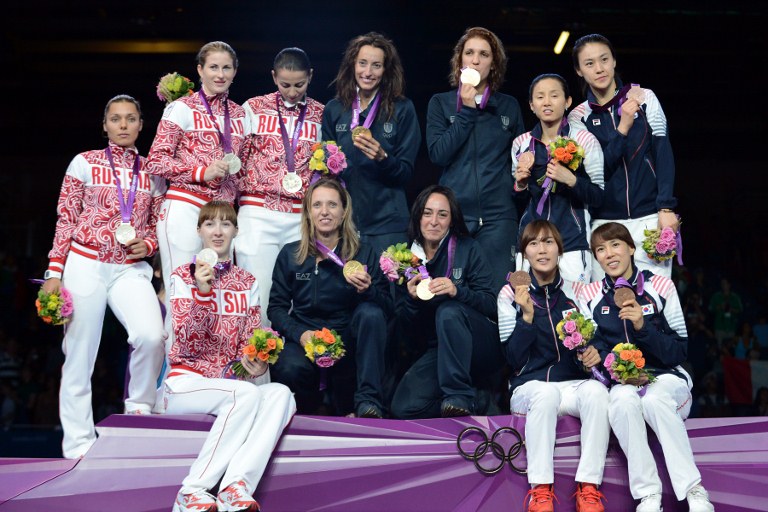 Italia se adjudica el oro en la modalidad de florete femenino por equipos