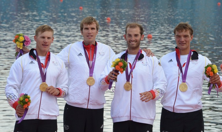 Alemania se lleva la medalla de oro en el cuatro »scull» masculino