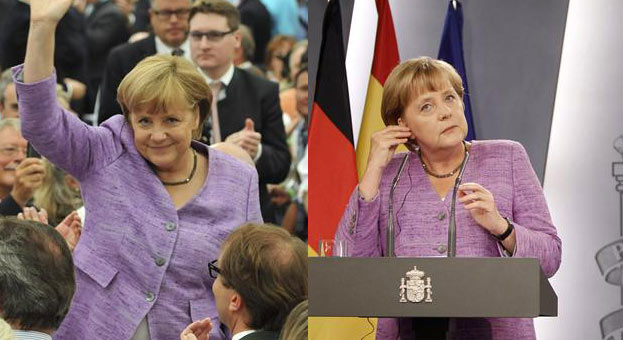 La chaqueta de Merkel vale 750€ y es deportiva y masculina
