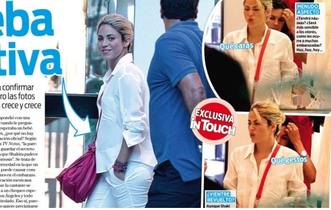 Shakira confirma que está embarazada de Piqué