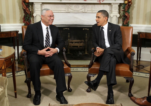 Colin Powell, ex secretario de Estado de Bush, dice que votará por Barack Obama