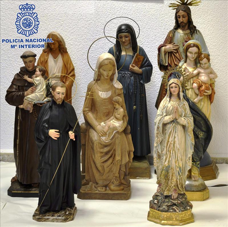 Detenido un hombre por robar figuras de santos en las capillas de los hospitales de Madrid