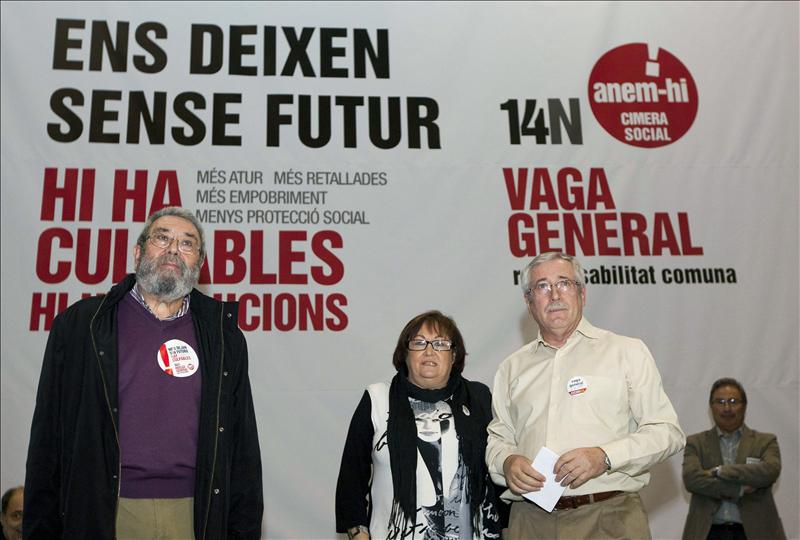 Méndez y Toxo dicen que el Gobierno «traspasa los límites de lo tolerable»