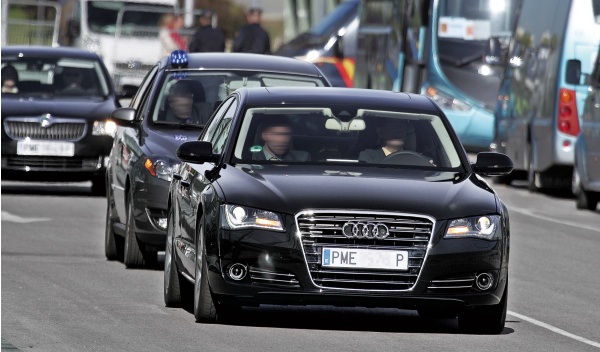 El presidente del Gobierno lleva como coche oficial un Audi A8