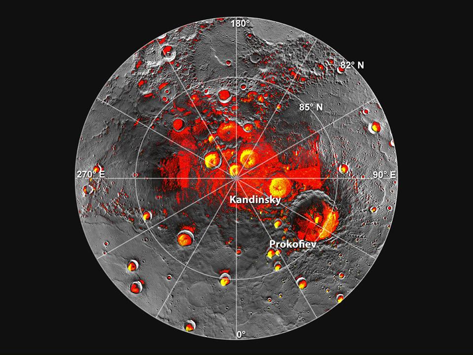 La Nasa encuentra agua en Mercurio, el planeta más cercano al sol