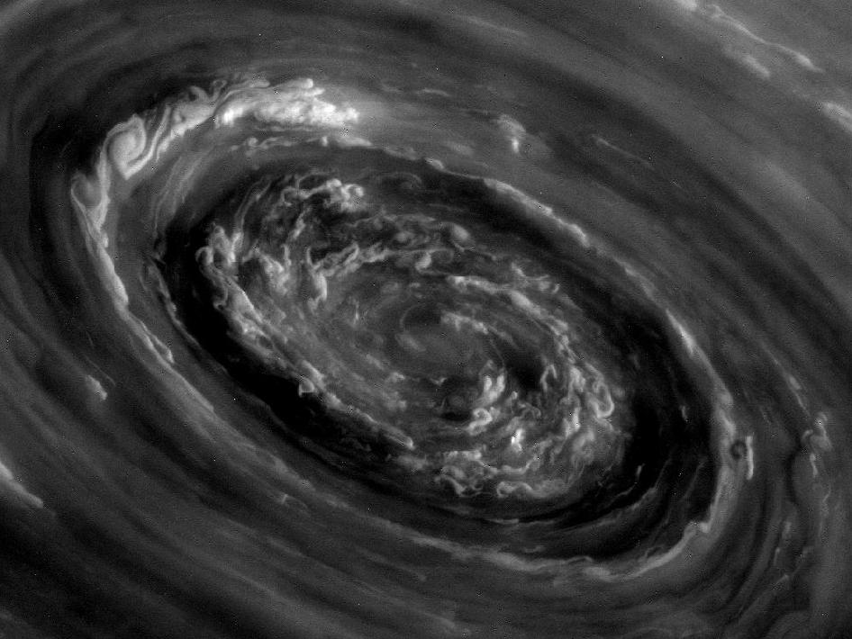 Así se ven las super tormentas de Saturno desde el espacio