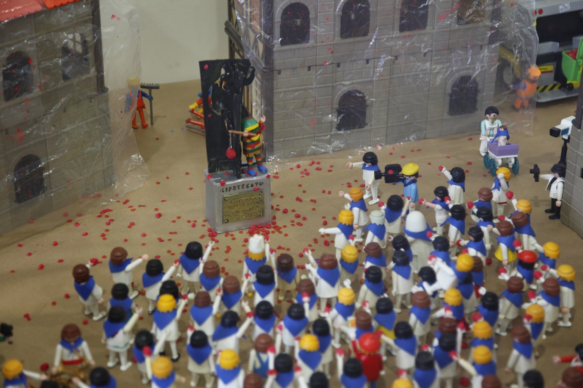 Más de 2.000 personas visitan la exposición de Playmobil en Tarazona durante el Puente de la Constitución