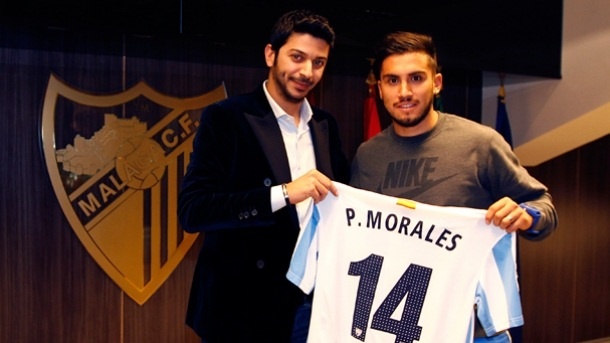 El Málaga ficha al chileno Pedro Morales hasta final de temporada
