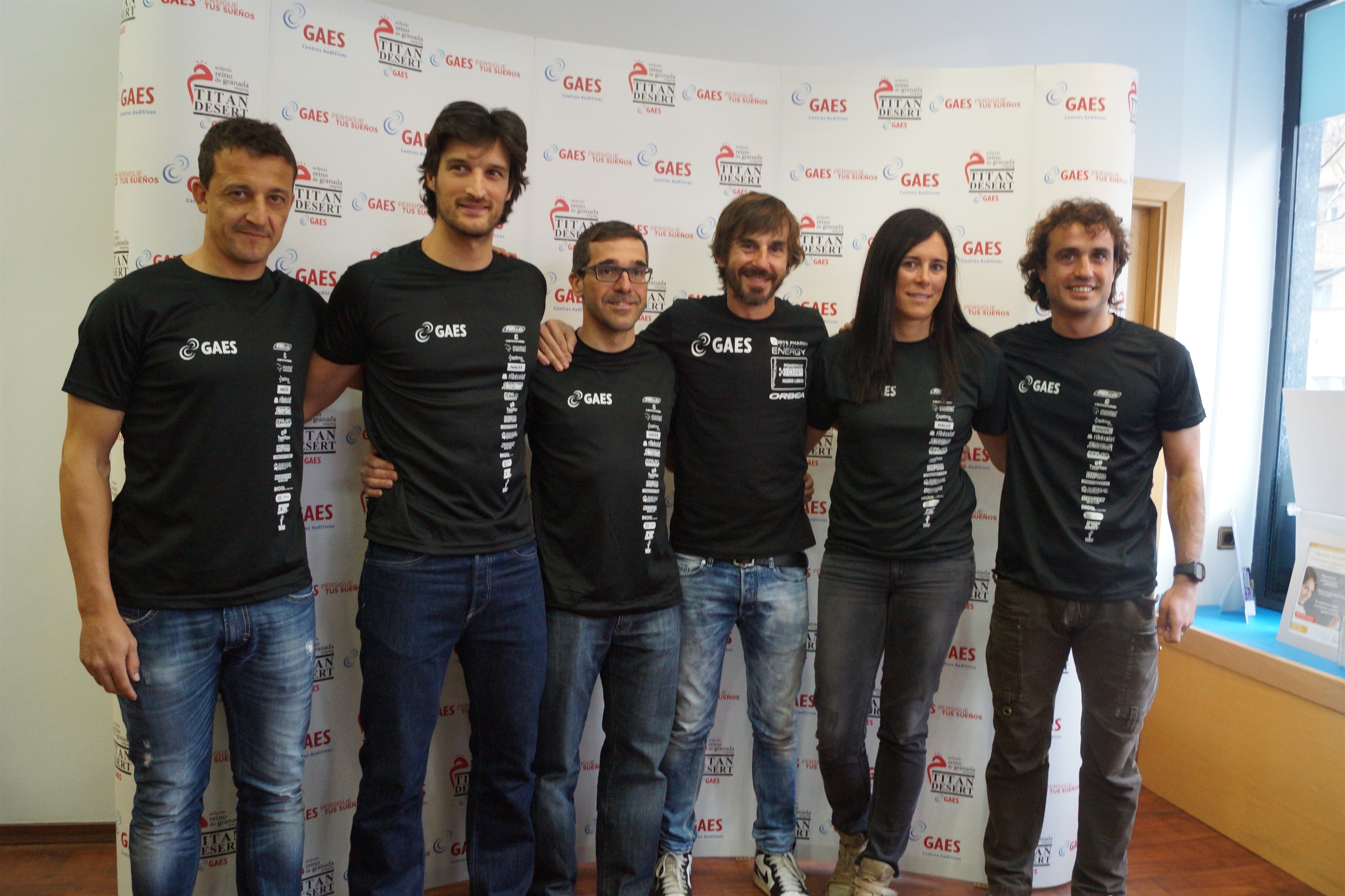 César, Ezquerro y Edurne Pasabán lideran el equipo »mediático» de Gaes para la Milenio Titan Desert