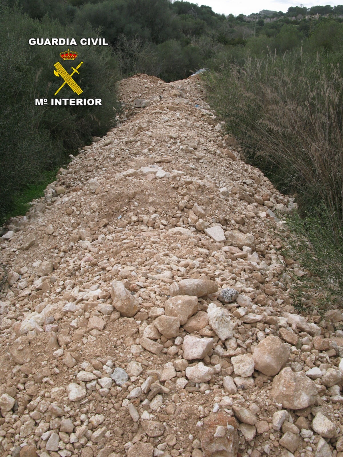 Denunciada una empresa de excavaciones de Maria de la Salut (Mallorca) por verter 200 toneladas de escombros
