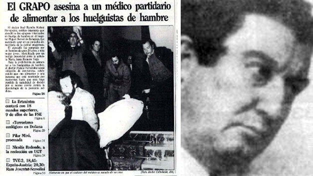María Jesús Romero, del  Grapo, mató con tres disparos al doctor José Ramón Muñoz