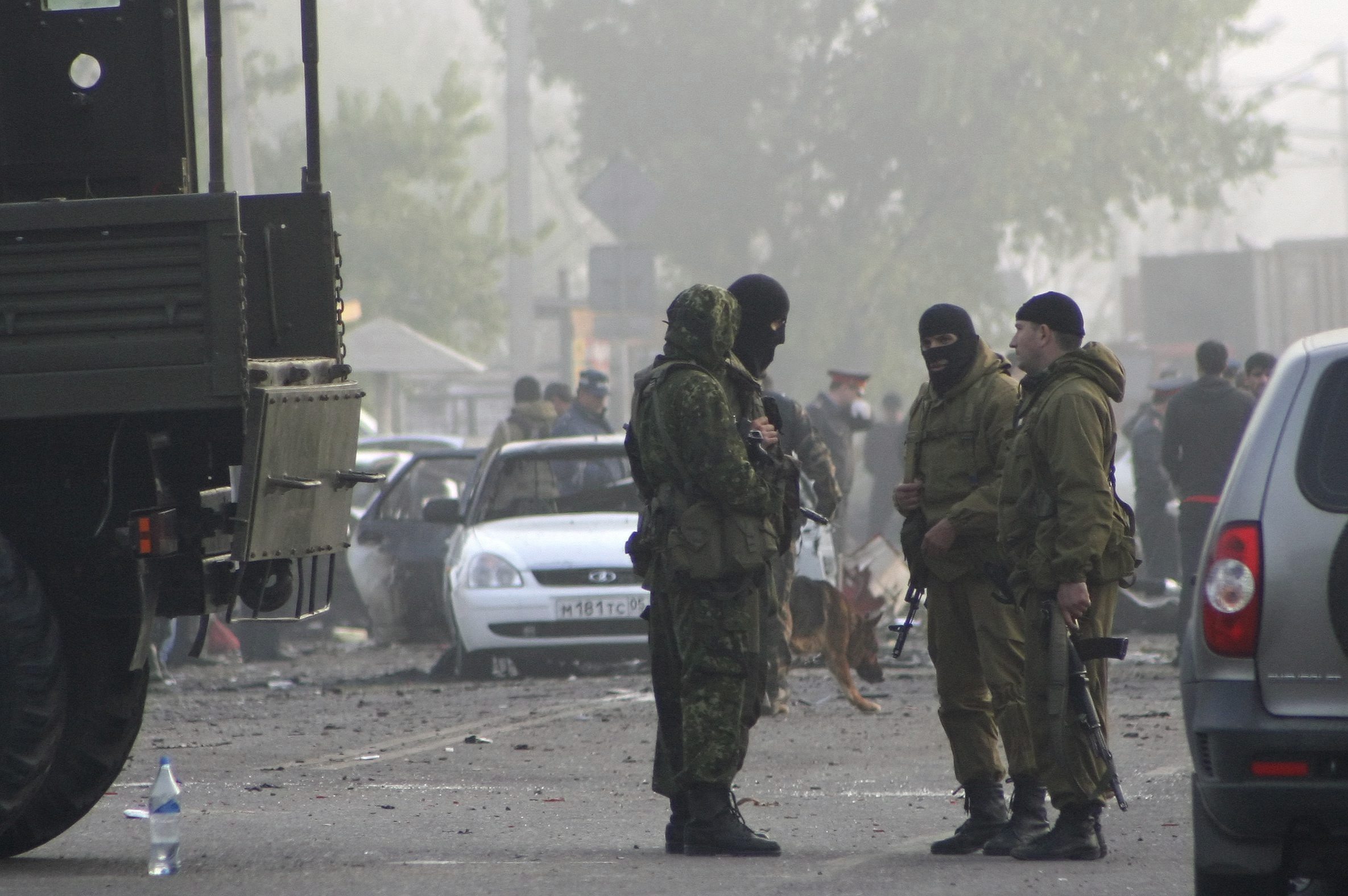 Mueren ocho personas en doble atentado con coches bomba en el Cáucaso
