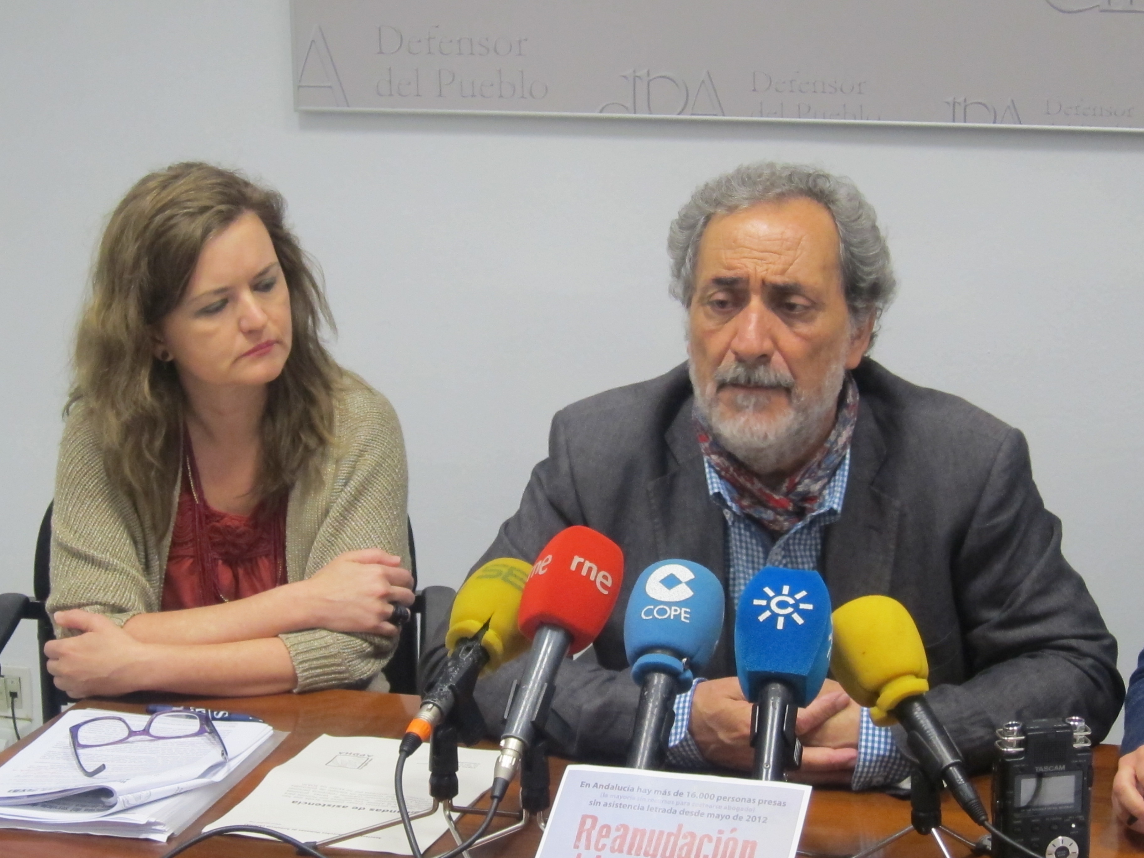 Chamizo y APDH-A piden reestablecer el servicio de orientación jurídica a presos ante la situación «límite» de cárceles