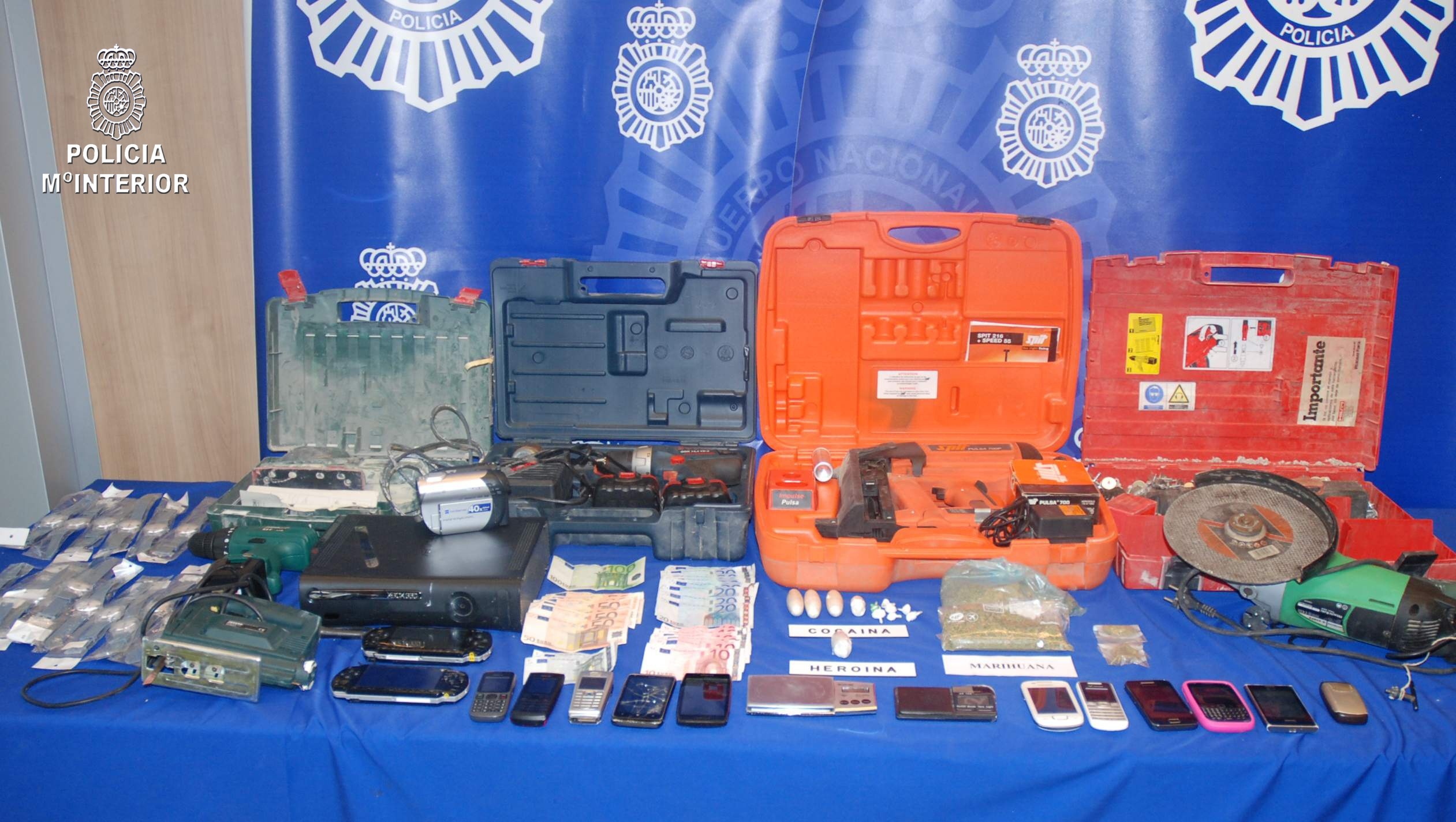 La Policía Nacional detiene a 3 personas dedicadas a la distribución y venta de droga a pequeños traficantes de Logroño