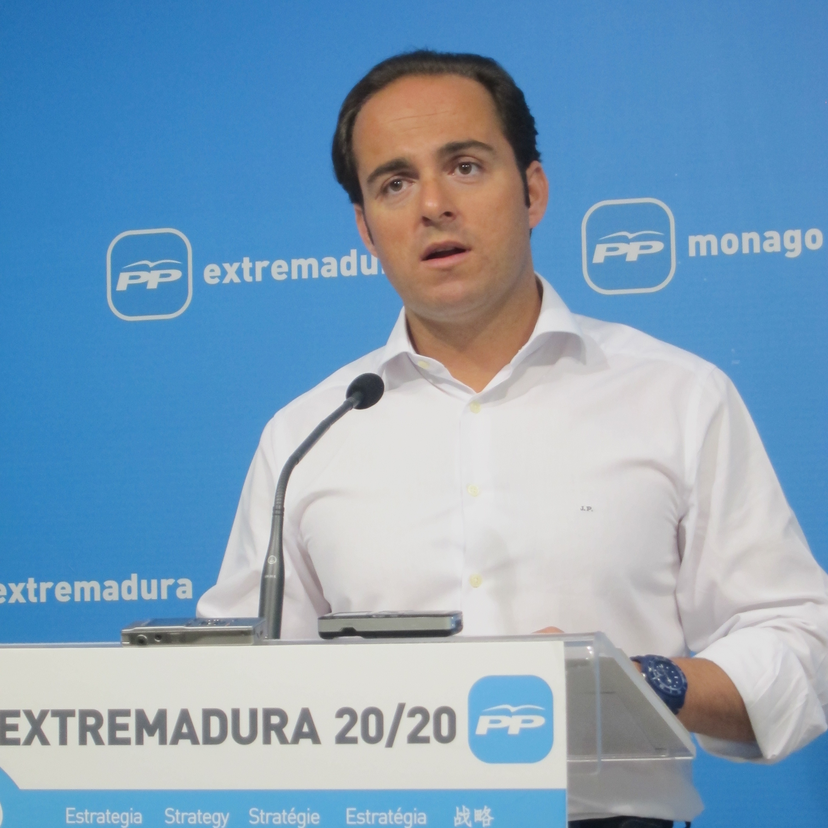 Parejo destaca que Monago ha logrado en dos años «más avances» en materia ferroviaria que el PSOE en 28
