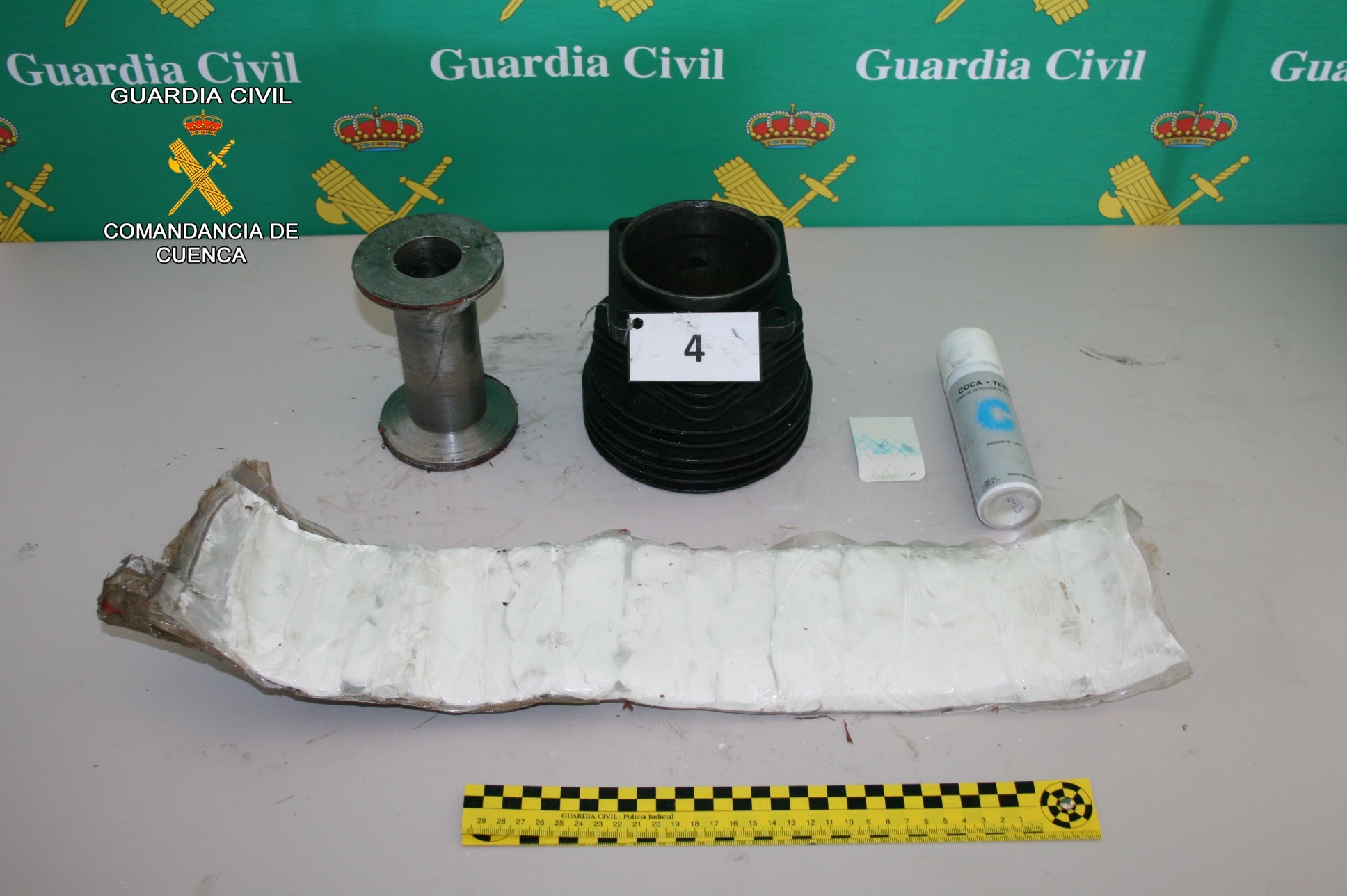 Detenidas en Cuenca tres personas que introducían cocaína en España oculta en compresores de aire