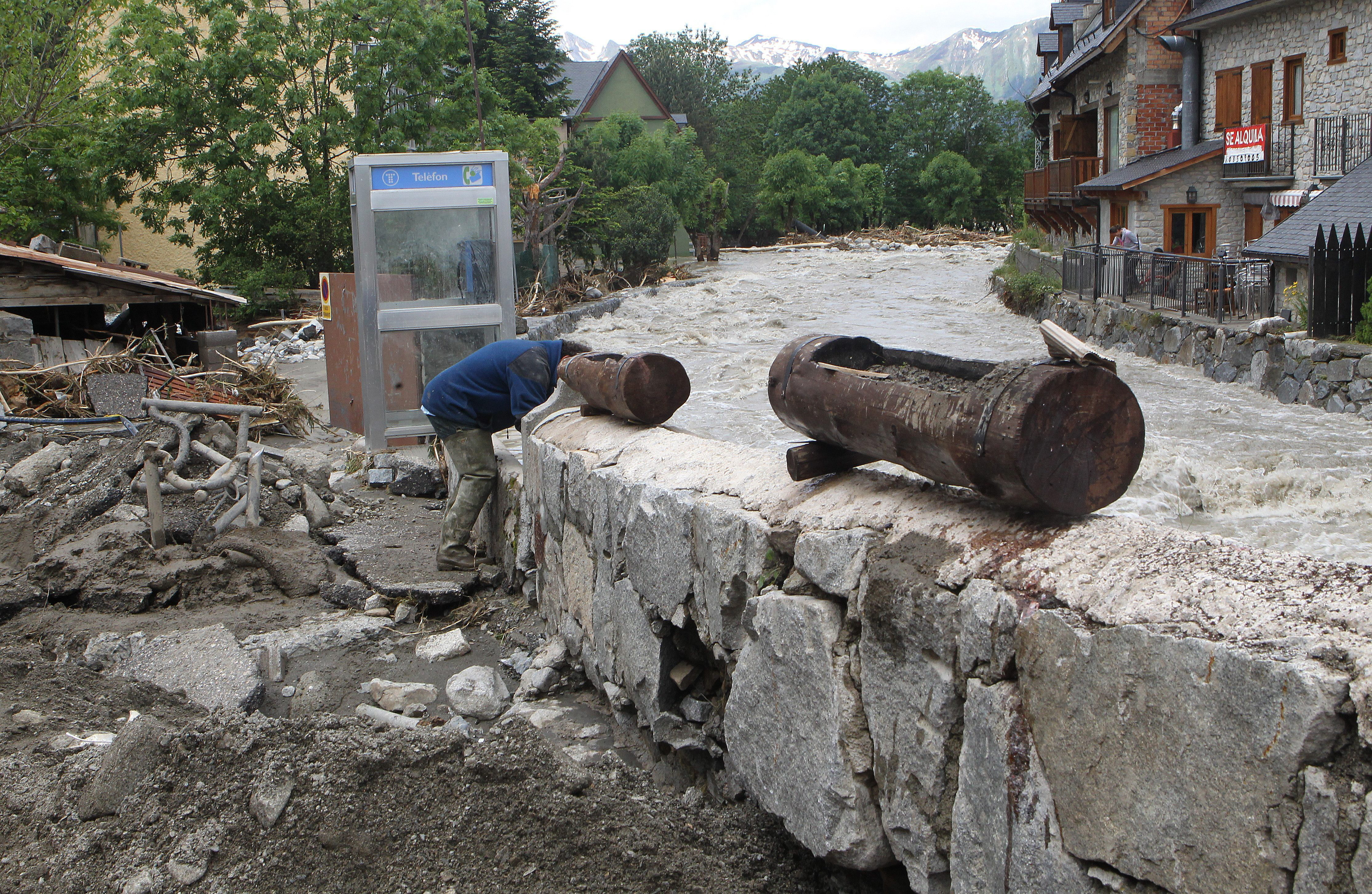 Cifran en 12 millones los daños en infraestructuras por inundaciones en Aran