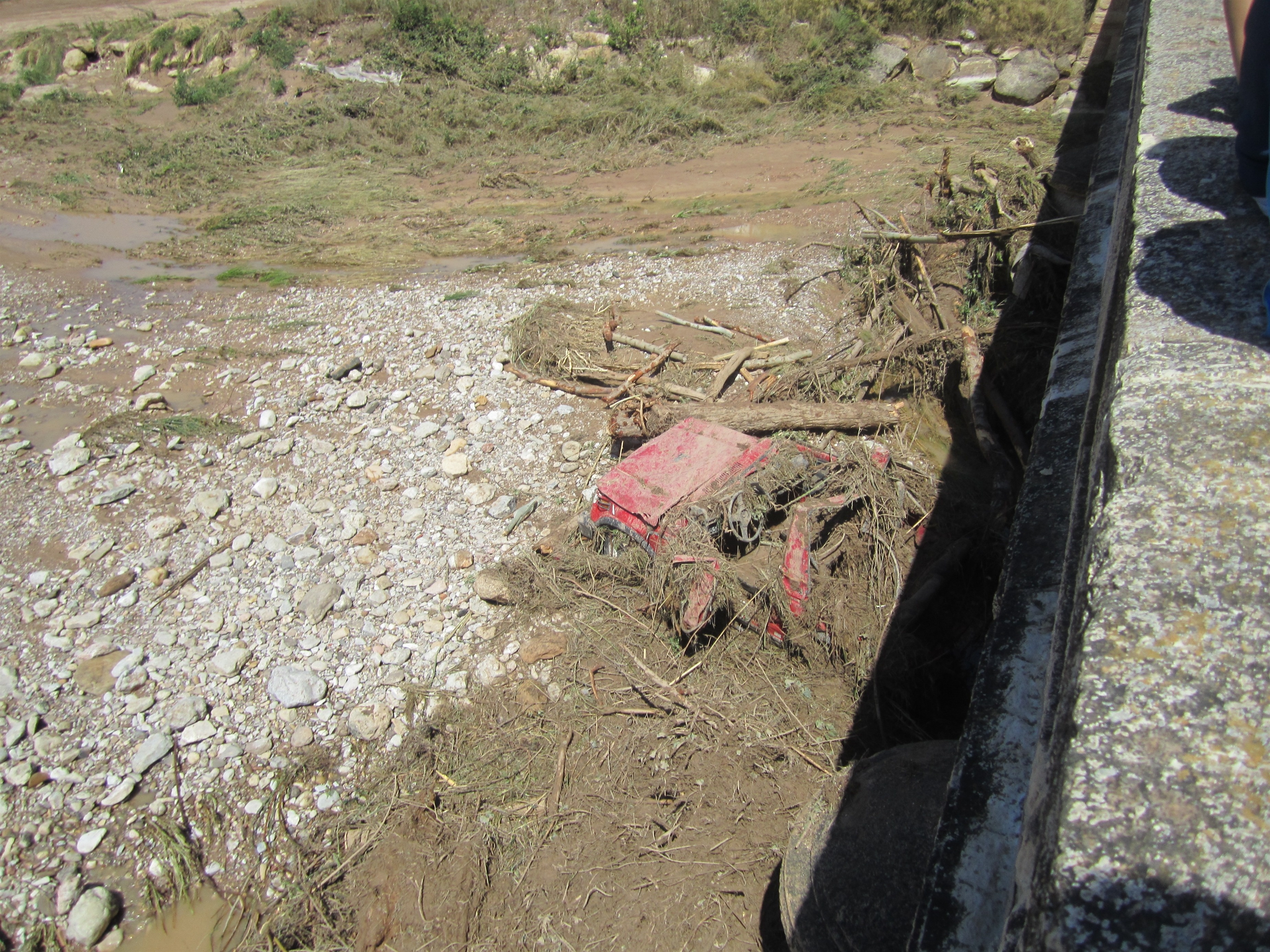 Encuentran el cuerpo del vecino de Oliete (Teruel) desaparecido tras la riada