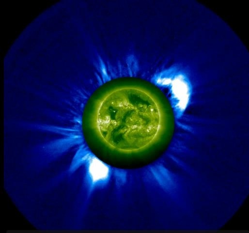 El observatorio SOHO detecta dos erupciones solares en menos de 24 horas
