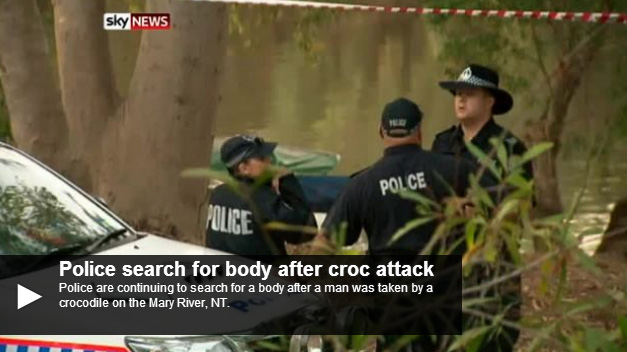 La Policía australiana recupera el cuerpo de un joven engullido por un cocodrilo