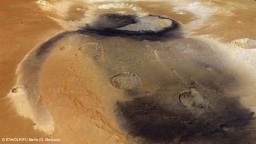 Sulfatos hallados en un cráter de Marte revelan que pudo ser un lago